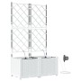 Macetas de jardín  con sistema de riego 2 pcs Blanco | Foro24.es | Tu tienda online para hogar, jardín y más Foro24.es