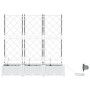 Maceteros de jardín  con sistema de riego 3 pcs Blanco | Foro24.es | Tu tienda online para hogar, jardín y más Foro24.es