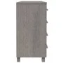 HAMAR sideboard solid light gray pine wood 113x40x80 cm by vidaXL, Sideboards - Ref: Foro24-340447, Price: 147,10 €, Discount: %
