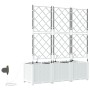 Maceteros de jardín con sistema de riego 3 pcs Blanco von , Töpfe und Pflanzgefäße - Ref: Foro24-42002921, Preis: 128,13 €, R...
