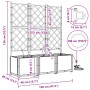 Maceteros de jardín con sistema de riego 3 pcs Blanco von , Töpfe und Pflanzgefäße - Ref: Foro24-42002921, Preis: 128,13 €, R...
