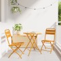 Juego de Comedor al Aire Libre Mostaza Metal Compacto Plegable | Foro24.es | Tu tienda online para hogar, jardín y más Foro24.es