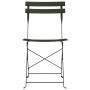Sillas de Jardín Plegables  2 pcs Verde Oscuro Acero | Foro24.es | Tu tienda online para hogar, jardín y más Foro24.es