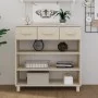 HAMAR console table solid pine wood honey brown 90x35x90 cm by vidaXL, Side tables - Ref: Foro24-340464, Price: 115,91 €, Dis...