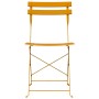Sillas de Jardín Plegables  2 pcs Amarillo Mostaza Acero | Foro24.es | Tu tienda online para hogar, jardín y más Foro24.es
