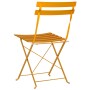 Sillas de Jardín Plegables  2 pcs Amarillo Mostaza Acero | Foro24.es | Tu tienda online para hogar, jardín y más Foro24.es