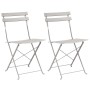 Sillas de jardín plegables  2 unidades Beige Acero | Foro24.es | Tu tienda online para hogar, jardín y más Foro24.es