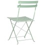 Sillas de jardín plegables 2 pcs Verde claro Acero von , Gartenstühle - Ref: Foro24-42002958, Preis: 80,89 €, Rabatt: %