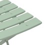 Sillas de jardín plegables 2 pcs Verde claro Acero von , Gartenstühle - Ref: Foro24-42002958, Preis: 80,89 €, Rabatt: %