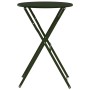 Mesa de Bistro Plegable Verde Oscuro Ø50x71 cm Acero Tratado en Polvo by , Garden tables - Ref: Foro24-42002961, Price: 56,20...