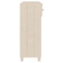 HAMAR console table solid pine wood honey brown 90x35x90 cm by vidaXL, Side tables - Ref: Foro24-340464, Price: 117,60 €, Dis...