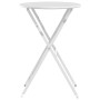 Mesa de Bistro Plegable Blanca Ø50x71 cm de Acero con Revestimiento en Polvo | Foro24.es | Tu tienda online para hogar, jardín y más Foro24.es