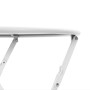 Mesa de Bistro Plegable Blanca Ø50x71 cm de Acero con Revestimiento en Polvo | Foro24.es | Tu tienda online para hogar, jardín y más Foro24.es