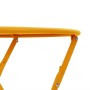 Mesa de Bistró Plegable Amarillo Mostaza Ø50x71 cm Acero con recubrimiento en polvo | Foro24.es | Tu tienda online para hogar, jardín y más Foro24.es