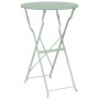 Mesa de jardín plegable Verde Claro Ø50x71 cm Acero | Foro24.es | Tu tienda online para hogar, jardín y más Foro24.es
