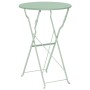 Mesa de jardín plegable Verde Claro Ø50x71 cm Acero | Foro24.es | Tu tienda online para hogar, jardín y más Foro24.es