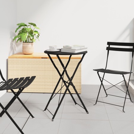 Mesa de Bistro Plegable Antracita Ø50x71 cm de Acero Galvanizado by , Garden tables - Ref: Foro24-42002966, Price: 56,20 €, D...