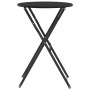Mesa de Bistro Plegable Antracita Ø50x71 cm de Acero Galvanizado by , Garden tables - Ref: Foro24-42002966, Price: 56,20 €, D...