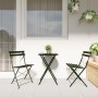 Juego de bistró plegable de 3 piezas  verde oscuro de acero | Foro24.es | Tu tienda online para hogar, jardín y más Foro24.es