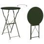 Juego de bistró plegable de 3 piezas  verde oscuro de acero | Foro24.es | Tu tienda online para hogar, jardín y más Foro24.es