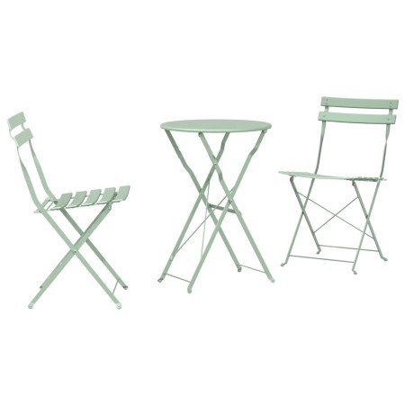 Set de Bistro Plegable de 3 Piezas  en Verde Espuma de Mar | Foro24.es | Tu tienda online para hogar, jardín y más Foro24.es