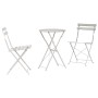 Conjunto de Bistro Plegable de 3 Piezas  en Beige de Acero | Foro24.es | Tu tienda online para hogar, jardín y más Foro24.es