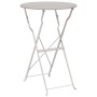 Conjunto de Bistro Plegable de 3 Piezas  en Beige de Acero | Foro24.es | Tu tienda online para hogar, jardín y más Foro24.es