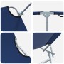 Tumbonas plegables 2 pcs con toldo Tela Oxford 600D Azul | Foro24.es | Tu tienda online para hogar, jardín y más Foro24.es
