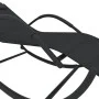 Steel and black textilene rocking lounger by vidaXL, Loungers - Ref: Foro24-318116, Price: 95,67 €, Discount: %