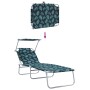 Tumbonas Plegables 2 pcs con Patrón de Hoja 600D Tela Oxford von , Liegen - Ref: Foro24-42003067, Preis: 104,34 €, Rabatt: %