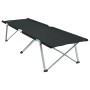 Cama de Camping Plegable con Bolsa de Transporte Negra 600D Oxford | Foro24.es | Tu tienda online para hogar, jardín y más Foro24.es