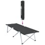Cama de Camping Plegable con Bolsa de Transporte Negra 600D Oxford | Foro24.es | Tu tienda online para hogar, jardín y más Foro24.es