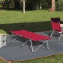 Cama de Camping Plegable Roja Metal y Tela Estándar Plegable von , Camas de camping - Ref: Foro24-42003118, Preis: 59,29 €, R...