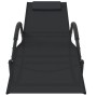 Tumbonas mecedoras 2 uds acero negro y textilene de vidaXL, Tumbonas - Ref: Foro24-318132, Precio: 157,95 €, Descuento: %
