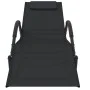 Tumbonas mecedoras 2 uds acero negro y textilene de vidaXL, Tumbonas - Ref: Foro24-318132, Precio: 176,47 €, Descuento: %