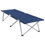 Juego de Cama de Camping Plegable Azul Tela y Metal Compacto | Foro24.es | Tu tienda online para hogar, jardín y más Foro24.es
