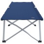 Juego de Cama de Camping Plegable Azul Tela y Metal Compacto | Foro24.es | Tu tienda online para hogar, jardín y más Foro24.es