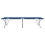 Juego de Cama de Camping Plegable Azul Tela y Metal Compacto | Foro24.es | Tu tienda online para hogar, jardín y más Foro24.es