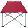 Cama de Lounge Plegable Roja Metal, Tela Estándar Plegable | Foro24.es | Tu tienda online para hogar, jardín y más Foro24.es