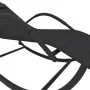 Tumbonas mecedoras 2 uds acero negro y textilene de vidaXL, Tumbonas - Ref: Foro24-318132, Precio: 176,47 €, Descuento: %