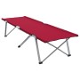Cama de Lounge Plegable Roja Metal, Tela Estándar Plegable | Foro24.es | Tu tienda online para hogar, jardín y más Foro24.es