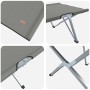 Camas de Camping 2 pcs con Bolsa de Transporte Gris Tela Oxford 600D | Foro24.es | Tu tienda online para hogar, jardín y más Foro24.es