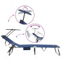 Tumbona Plegable con Techo Azul de Tejido Oxford 600D | Foro24.es | Tu tienda online para hogar, jardín y más Foro24.es