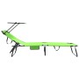 Tumbonas Plegables 2 pcs con Dosel Verde 600D Tejido Oxford | Foro24.es | Tu tienda online para hogar, jardín y más Foro24.es