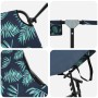 Tumbonas Plegables 2 pcs con Impresión de Hojas 600D de Tela Oxford | Foro24.es | Tu tienda online para hogar, jardín y más Foro24.es