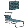 Tumbonas Plegables 2 pcs con Impresión de Hojas 600D de Tela Oxford | Foro24.es | Tu tienda online para hogar, jardín y más Foro24.es