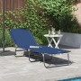 Tumbona Plegable Portátil Azul de Tejido Oxford 600D | Foro24.es | Tu tienda online para hogar, jardín y más Foro24.es