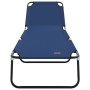 Tumbona Plegable Portátil Azul de Tejido Oxford 600D | Foro24.es | Tu tienda online para hogar, jardín y más Foro24.es