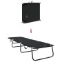 Tumbona Plegable Negra de Tela Oxford 600D | Foro24.es | Tu tienda online para hogar, jardín y más Foro24.es