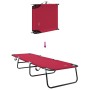 Tumbona Plegable Portátil Roja de Tela Oxford 600D | Foro24.es | Tu tienda online para hogar, jardín y más Foro24.es